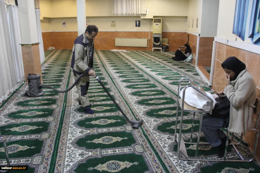 آیین غبار روبی نماز خانه ها در دانشکده ملی مهارت ولی عصر(عج) برگزار شد 4