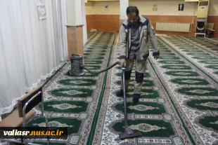 آیین غبار روبی نماز خانه ها در دانشکده ملی مهارت ولی عصر(عج) برگزار شد 5