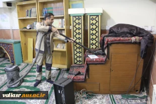 آیین غبار روبی نماز خانه ها در دانشکده ملی مهارت ولی عصر(عج) برگزار شد 9