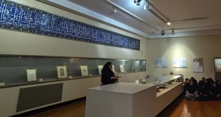 بازدید دانشجویان رشته معماری دانشکده ولی عصر(عج) از موزه ملی ایران 2