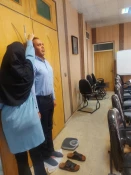تست غربالگری دیابت وفشارخون در دانشکده ولی عصر(عج) برگزار گردید. 2