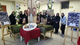 چیدمان نوروزی سالن ساختمان آموزش 3