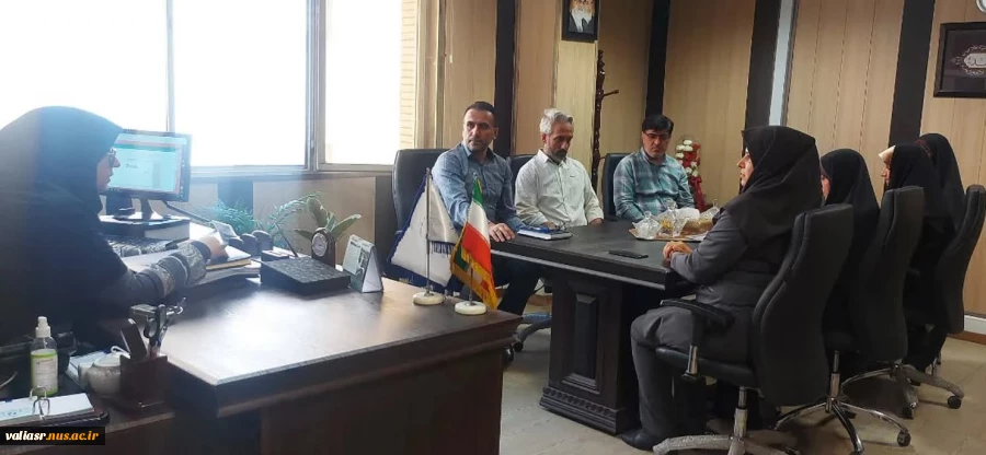 برگزاری جلسات دوره ای دکتر شیرین بابائی با همکاران  واحدها در دانشکده ولی عصر(عج) 3