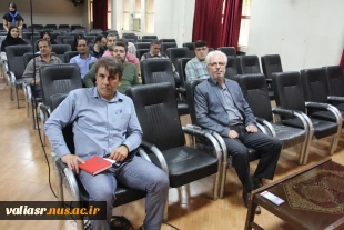 برگزاری نشست آموزشی" ایمنی دربرابر حوادث خطرناک آزمایشگاهی" در دانشکده ولی عصر(عج) 3