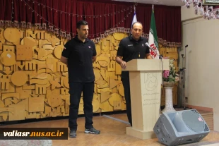 برگزاری نشست آموزشی" ایمنی دربرابر حوادث خطرناک آزمایشگاهی" در دانشکده ولی عصر(عج) 6
