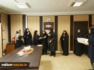 تقدیر از مسئولان خوابگاه‌های دانشجویی دانشکده ولی عصر(عج) به مناسبت هفته خوابگاه ها 3