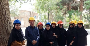 بازدید دانشجویان صنایع شیمیایی دانشکده ولی عصر(عج) از کارخانه سیمان تهران 2
