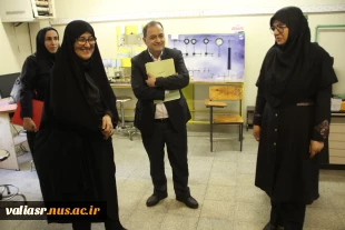 بازدید مسئولین دانشگاه از ظرفیت ها و پتانسیل های دانشکده ملی مهارت ولی عصر(عج) 3