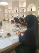 برگزاری کارگاه آموزشی مینا کاری  بر روی فلز توسط دانشکده ولی عصر(عج) در آکادمی طلا و جواهر یاسان 4
