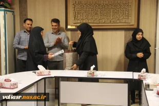 تقدیر از زحمات پرسنل خدماتی دانشکده ولی عصر(عج) به مناسبت روز کارگر 2