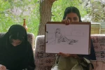 حضور دانشجویان رشته گرافیک دانشکده ولی عصر(عج) در منطقه درکه جهت طراحی از طبیعت 4