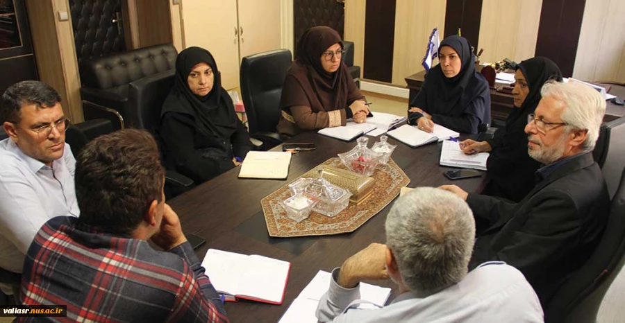 برگزاری جلسه برگزاری امتحانات پایان ترم در  دانشکده ولی عصر(عج) 2