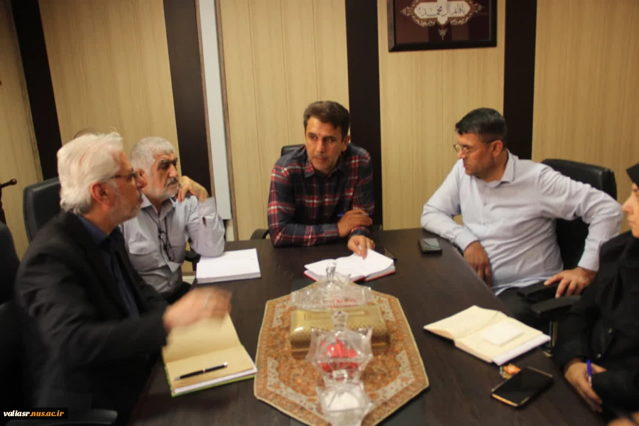 برگزاری جلسه برگزاری امتحانات پایان ترم در  دانشکده ولی عصر(عج) 2