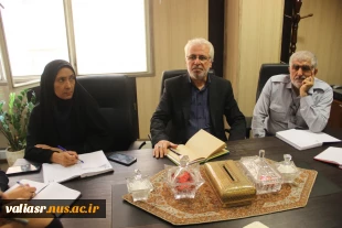 برگزاری جلسه برگزاری امتحانات پایان ترم در  دانشکده ولی عصر(عج) 3