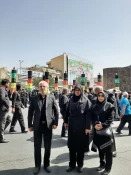 حضور دانشگاهیان دانشکده ولی عصر(عج) در مراسم تشییع باشکوه شهدای اقتدار ایران اسلامی 2