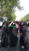 حضور دانشگاهیان دانشکده ولی عصر(عج) در مراسم تشییع باشکوه شهدای اقتدار ایران اسلامی 2