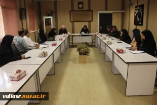 برگزاری جلسه کمیته منتخب آموزشی و پژوهشی در  دانشکده ولی عصر(عج) 5