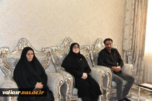 دیدار سخنگوی دولت و رئیس دانشگاه ملی مهارت با خانواده شهید زهرا چوبینی 3