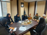 برگزاری جلسات دوره ای دکتر شیرین بابائی با همکاران  واحدها در دانشکده ولی عصر(عج) 2