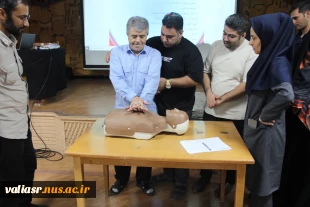 کارگاه آموزشی" کمک های اولیه پایه" در دانشکده ولی عصر(عج) برگزار شد 14