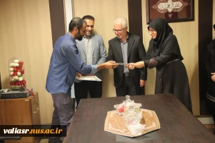 تقدیر از همکاران حوزه فناوری اطلاعات دانشکده ولی عصر(عج) 7