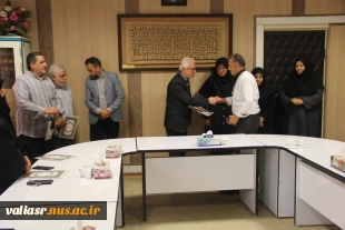 تقدیر از همکاران حوزه حراست دانشکده ولی عصر(عج) 3