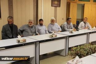 تقدیر از همکاران حوزه حراست دانشکده ولی عصر(عج) 12