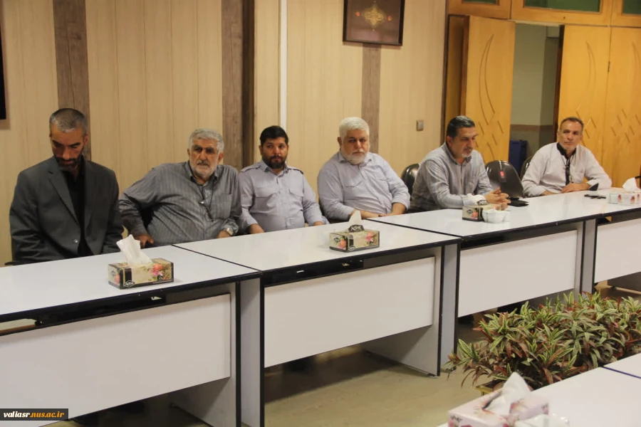 تقدیر از همکاران حوزه حراست دانشکده ولی عصر(عج) 12