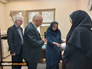 بازدید نماینده نظارت و ارزیابی دانشگاه ملی مهارت استان مازندران از روند برگزاری امتحانات پایان ترم در دانشکده ولی عصر (عج) 2