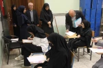 بازدید نماینده نظارت و ارزیابی دانشگاه ملی مهارت استان مازندران از روند برگزاری امتحانات پایان ترم در دانشکده ولی عصر (عج) 4