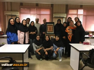 رونمایی از آثار فاخر دانشجویان رشته طلا و جواهر دانشکده ولی عصر(عج) 2