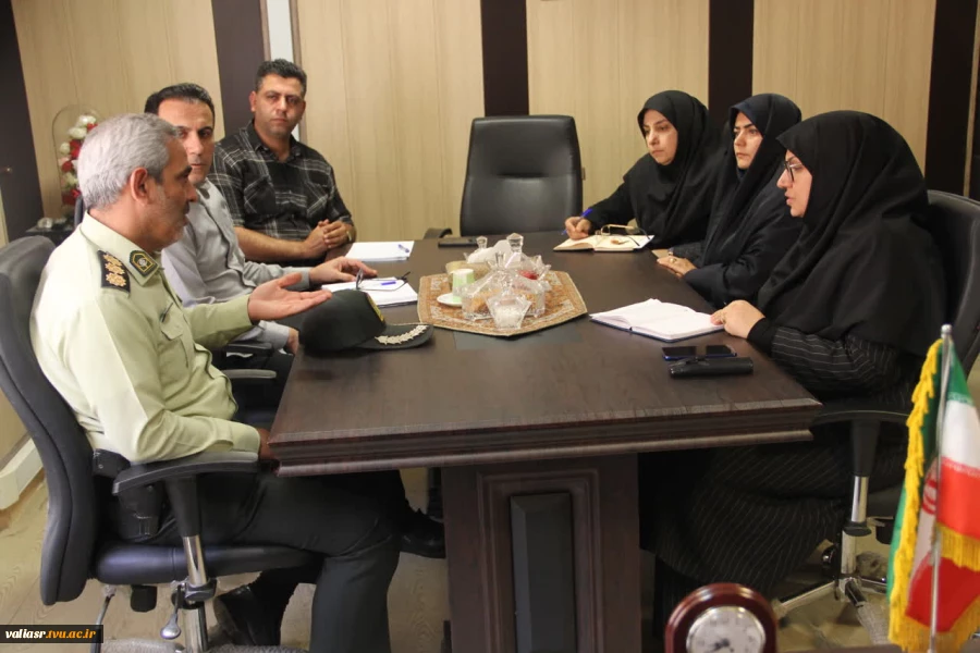 نشست مشترک کلانتری 158 کیانشهر و دانشکده ملی مهارت ولی عصر(عج) 3