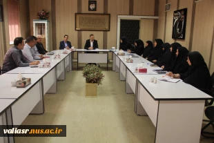 آیین آغاز سال تحصیلی با حضور مسئولین حراست دانشگاه و شهردار منطقه در دانشکده ملی مهارت ولی عصر (عج) 2