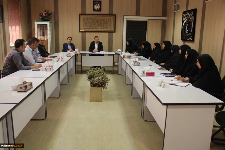 آیین آغاز سال تحصیلی با حضور مسئولین حراست دانشگاه و شهردار منطقه در دانشکده ملی مهارت ولی عصر (عج) 2