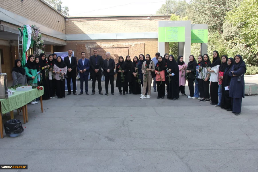 آیین آغاز سال تحصیلی با حضور مسئولین حراست دانشگاه و شهردار منطقه در دانشکده ملی مهارت ولی عصر (عج) 5