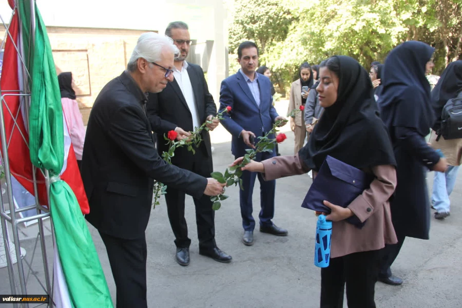 آیین آغاز سال تحصیلی با حضور مسئولین حراست دانشگاه و شهردار منطقه در دانشکده ملی مهارت ولی عصر (عج) 8