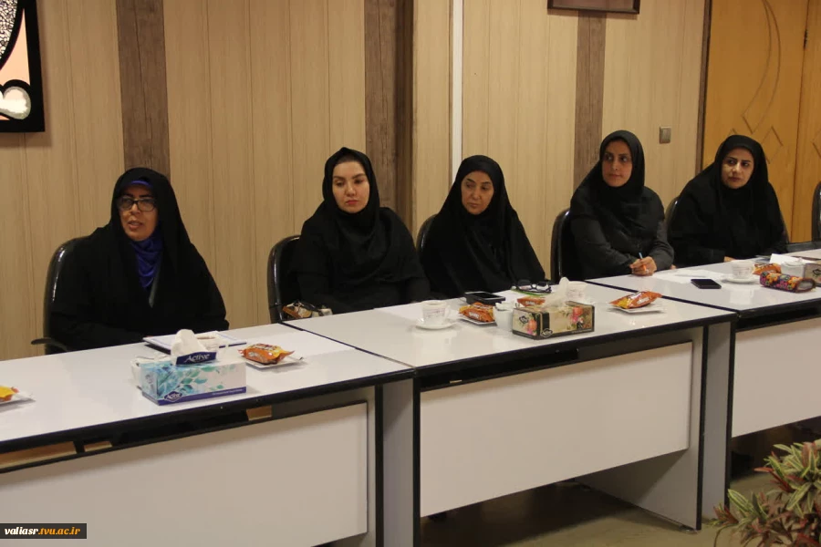 برگزاری نشست مشترک معاون آموزشی، پژوهشی،معاون فناوری و رئیس نظارت و ارزیابی دانشگاه و اعضای هیئت علمی دانشکده ملی مهارت ولی عصر(عج) 2