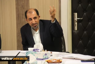 برگزاری نشست مشترک معاون آموزشی، معاون پژوهش و فناوری و رئیس نظارت و ارزیابی دانشگاه ملی مهارت با اعضای هیأت علمی دانشکده ولی عصر(عج)  2