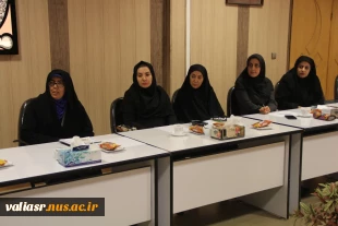 برگزاری نشست مشترک معاون آموزشی، معاون پژوهش و فناوری و رئیس نظارت و ارزیابی دانشگاه ملی مهارت با اعضای هیأت علمی دانشکده ولی عصر(عج)  3