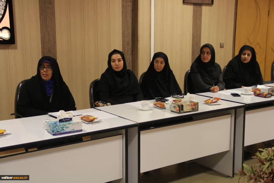 برگزاری نشست مشترک معاون آموزشی، معاون پژوهش و فناوری و رئیس نظارت و ارزیابی دانشگاه ملی مهارت با اعضای هیأت علمی دانشکده ولی عصر(عج)  3