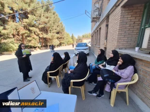 برگزاری  پویش"بیا با هم صحبت کنیم" در دانشکده ملی مهارت ولی عصر(عج) 3