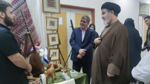 نمایش هنر و توانمندی دانشجویان دانشکده ولی عصر(عج) در نمایشگاه فیروزه در وزارت علوم و تحقیقات 6