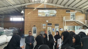بازدید دانشجویان گروه صنایع شیمیایی دانشکده ولی عصر(عج) از شرکت جهان اروم ایاز 2