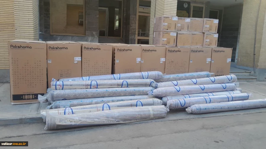 اهدا تجهیزات اساسی خوابگاه توسط خیر حامی دانشگاه به دانشکده ولی عصر(عج)  2