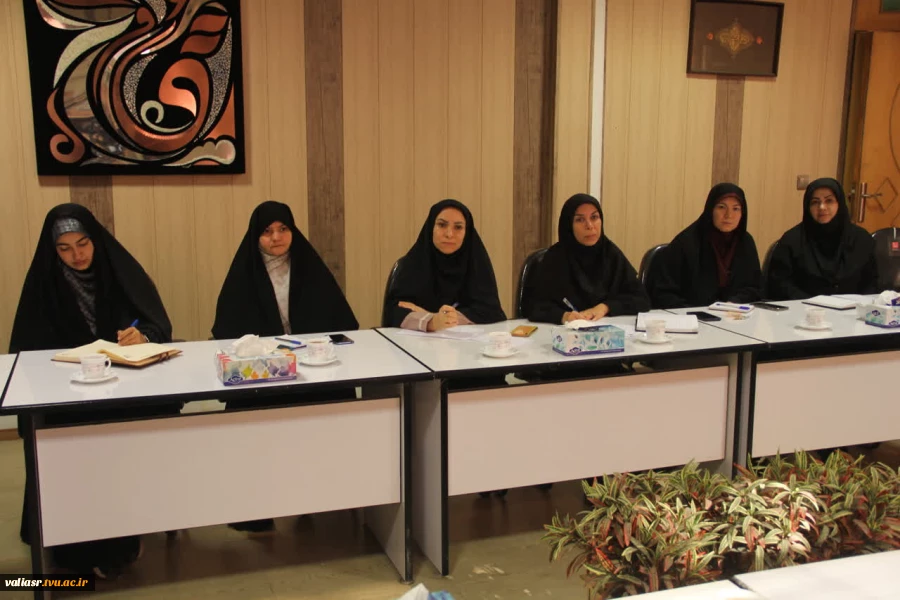 برگزاری جلسه شورای فرهنگی دانشکده ولی عصر(عج) 3