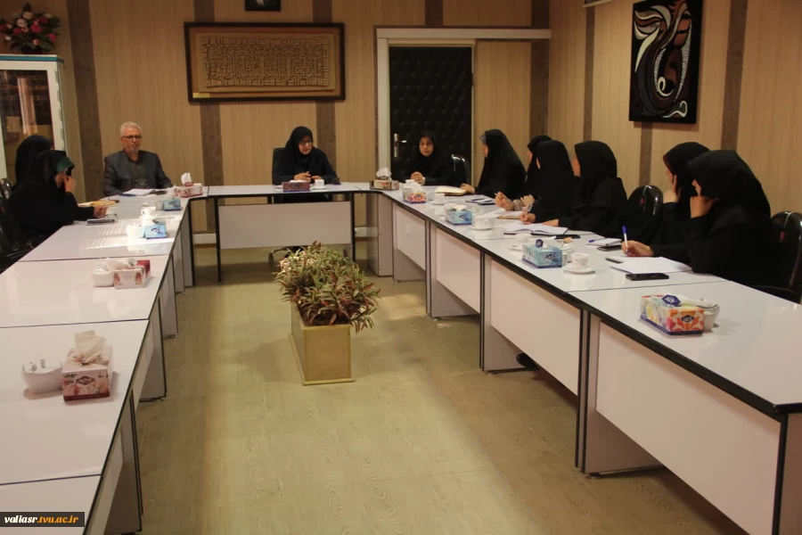 برگزاری جلسه شورای فرهنگی دانشکده ولی عصر(عج) 5
