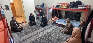 بازدید دکتر جعفری کرمانی پور معاون فرهنگی و دانشجویی دانشگاه ملی مهارت از خوابگاه های دانشجویی دانشکده ولی عصر(عج) 2