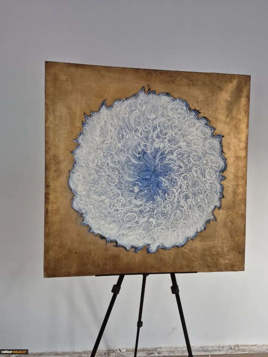 حضور جمعی از کارکنان و دانشجویان دانشکده ولی عصر(عج)  در مراسم افتتاحیه نمایشگاه آثار، دستاوردها و موفقیت های هنرمندان  به مناسبت روز جهانی شهر در کوشک امیرسلیمانی 5