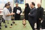 بازدید دکتر مهدی دهمرده معاون پژوهش فناوری و نوآوری و اقتصاد دانش بنیان شورای عالی انقلاب فرهنگی به همراه دکتر مهرداد احمدی ، معاون پژوهش و فناوری دانشگاه ملی مهارت از دانشکده ولی عصر(عج) 3