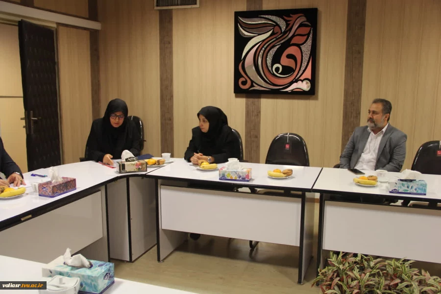 بازدید دکتر مهدی دهمرده معاون پژوهش فناوری و نوآوری و اقتصاد دانش بنیان شورای عالی انقلاب فرهنگی به همراه دکتر مهرداد احمدی ، معاون پژوهش و فناوری دانشگاه ملی مهارت از دانشکده ولی عصر(عج) 5